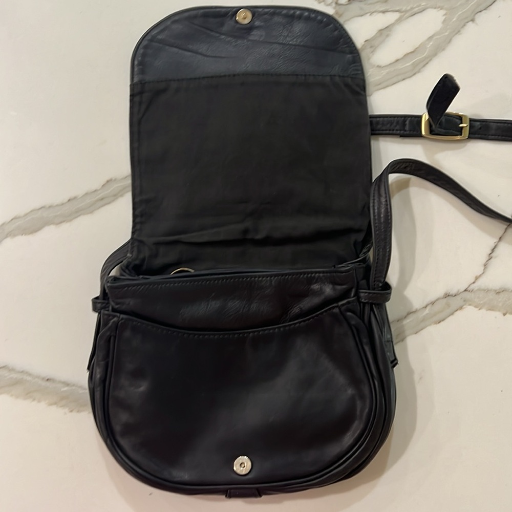 Stone Mountain Black Leather Purse - Picture 7 of 8